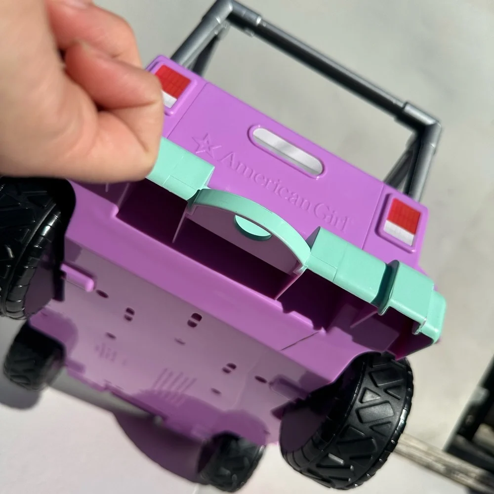 American Girl Purple and Teal Adventure Jeep - Picture 6 of 10